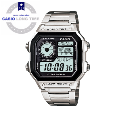 Đồng hồ nam Casio AE-1200WHD-1AVDF chính hãng PIN 10 năm