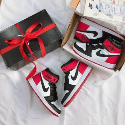 Giày thể thao JD1 màu đen đỏ cổ cao [FULL BOX + TẶNG DÂY] Giày sneaker JORDAN 1 Hight Retro High OG ‘Bred Toe bản đẹp 2022